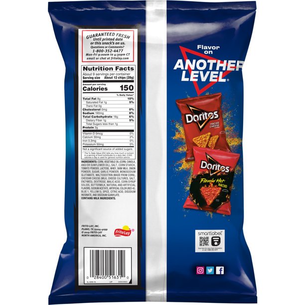 Doritos Cool Ranch Tortilla Chips 9.25 oz - LOOP MX