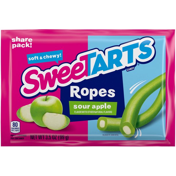 Sweetarts Rope Sour Apple Chewy Candy, 3.5oz - LOOP MX