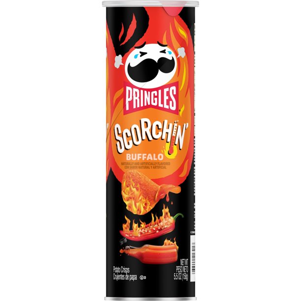 Pringles Scorchin' Buffalo Potato Crisps Chips 5.5 oz - LOOP MX