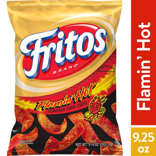 Fritos Flamin' Hot Corn Chips 9.25 oz - LOOP MX