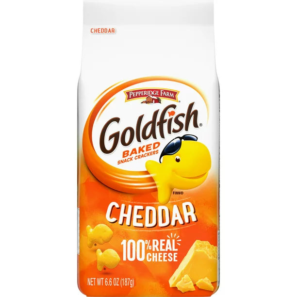 Goldfish Baked Cheddar Cheese Crackers 6.6 oz - LOOP MX