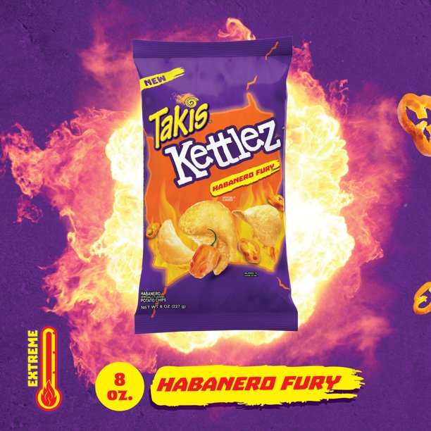 Takis Kettlez Habanero Fury 8 oz - LOOP MX