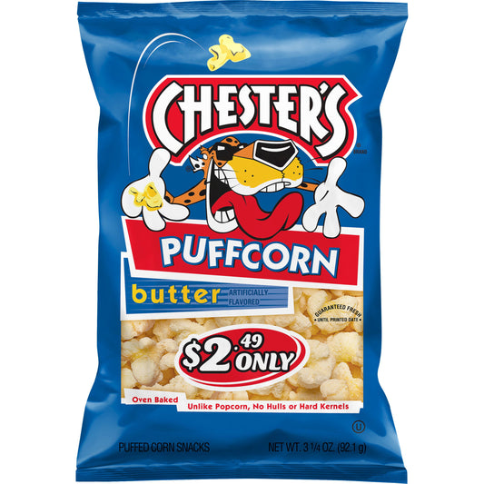 Chester's Puffcorn Butter, 3.25oz - LOOP MX