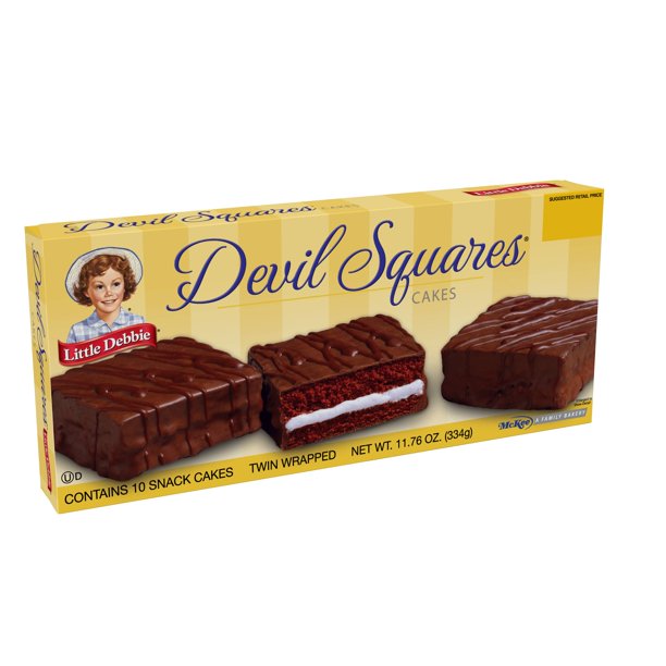 Little Debbie Devil Squares Cakes 11.76 oz - LOOP MX