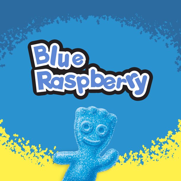 SOUR PATCH KIDS Blue Raspberry Soft & Chewy Candy, 3.6 oz - LOOP MX