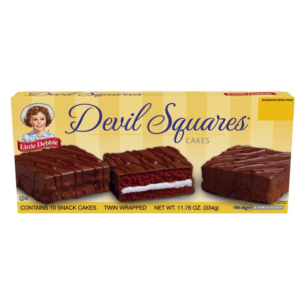 Little Debbie Devil Squares Cakes 11.76 oz - LOOP MX