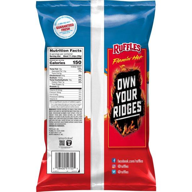 Ruffles Flamin' Hot 8 oz - LOOP MX