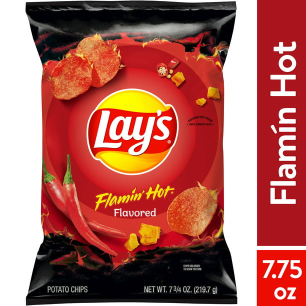 Lay's Potato Chips, Flamin' Hot Flavor, 7.75 oz - LOOP MX