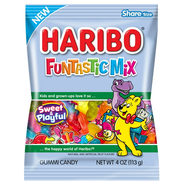 Haribo Funtastic Mix Gummy Candy, 4oz - LOOP MX