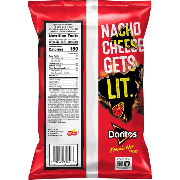 Doritos Flamin' Hot Nacho 9.25 oz - LOOP MX