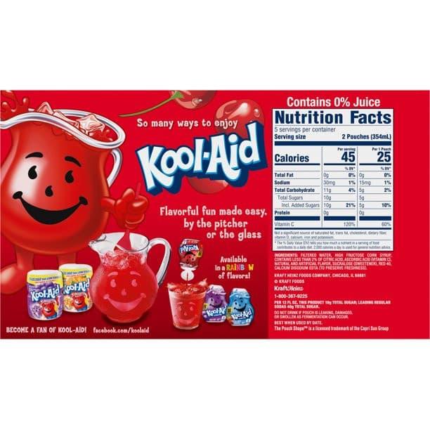 Kool Aid Jammers Cherry 1.77 L (10pcs).