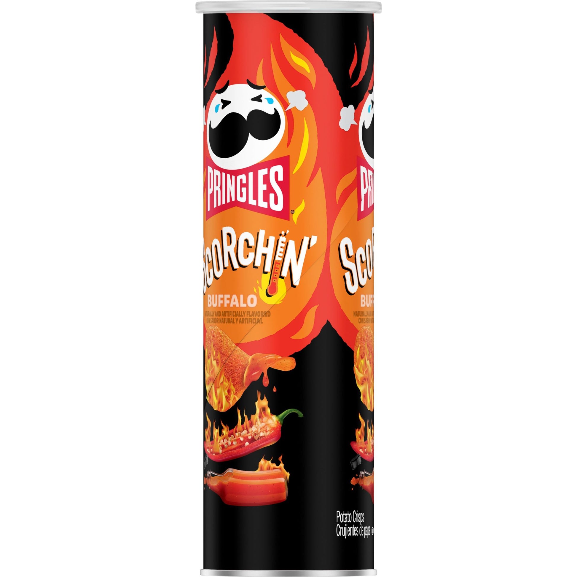 Pringles Scorchin' Buffalo Potato Crisps Chips 5.5 oz - LOOP MX