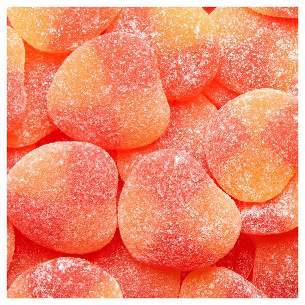 HARIBO Peaches gummi candy, Pack of 1 8oz Peg Bag - LOOP MX