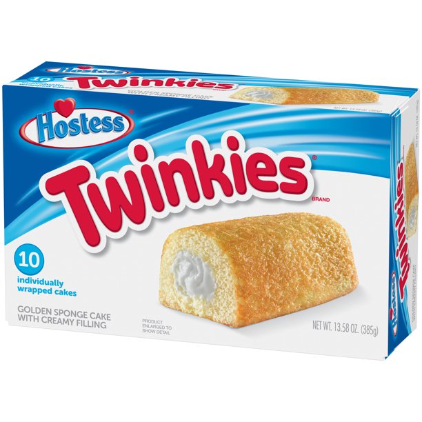 Hostess Twinkies Creamy Golden Sponge Cake 13.58 oz - LOOP MX