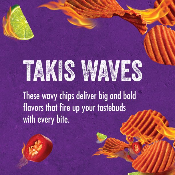 Takis Waves Fuego 8 oz - LOOP MX