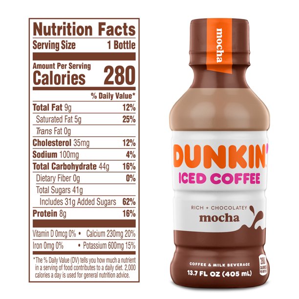 Dunkin Iced Coffee Mocha 13.7oz - LOOP MX