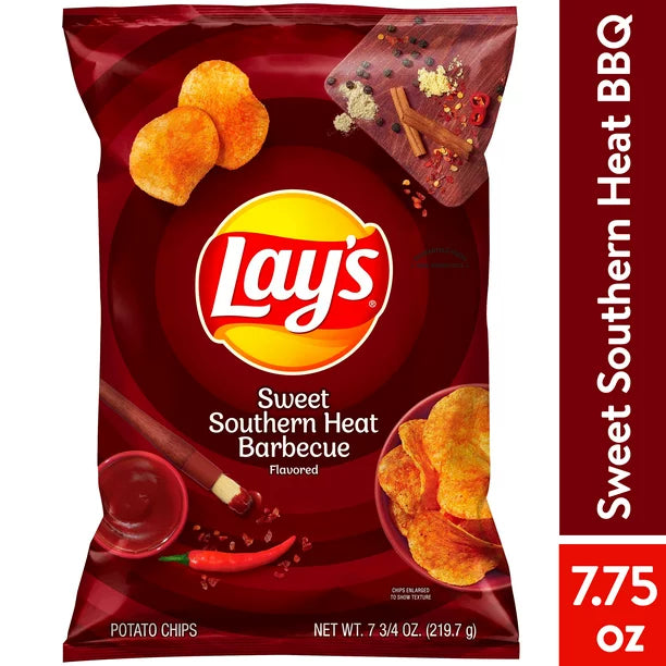 Lays Sweet Southern Heat Barbecue 7.75 oz - LOOP MX