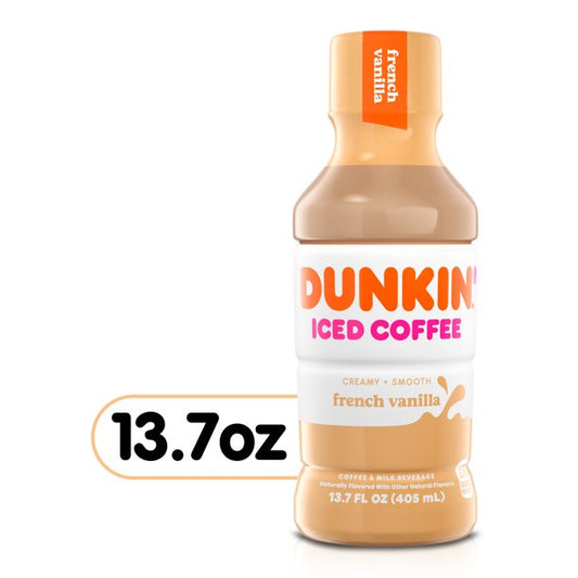 Dunkin Iced Coffee French Vanilla 13.7oz - LOOP MX