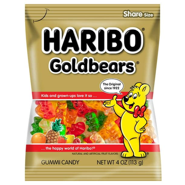 Haribo Goldbears Original Gummy Bears Bag, 4 oz - LOOP MX