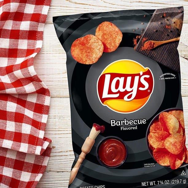 Lays Barbecue Flavored Potato Chips 7.75 oz.