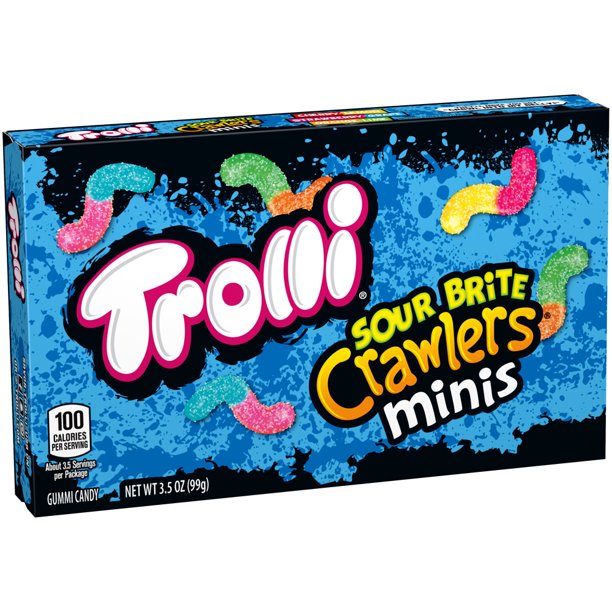 Trolli Sour Brite Crawlers Minis 3.5 oz - LOOP MX