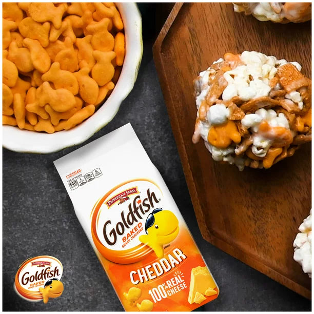 Goldfish Baked Cheddar Cheese Crackers 6.6 oz - LOOP MX