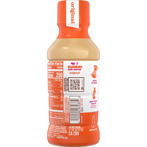 Dunkin Iced Coffee Original 13.7oz - LOOP MX