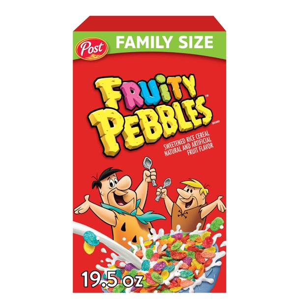 Cereal Fruity Pebbles Family Size 19,5 oz - LOOP MX