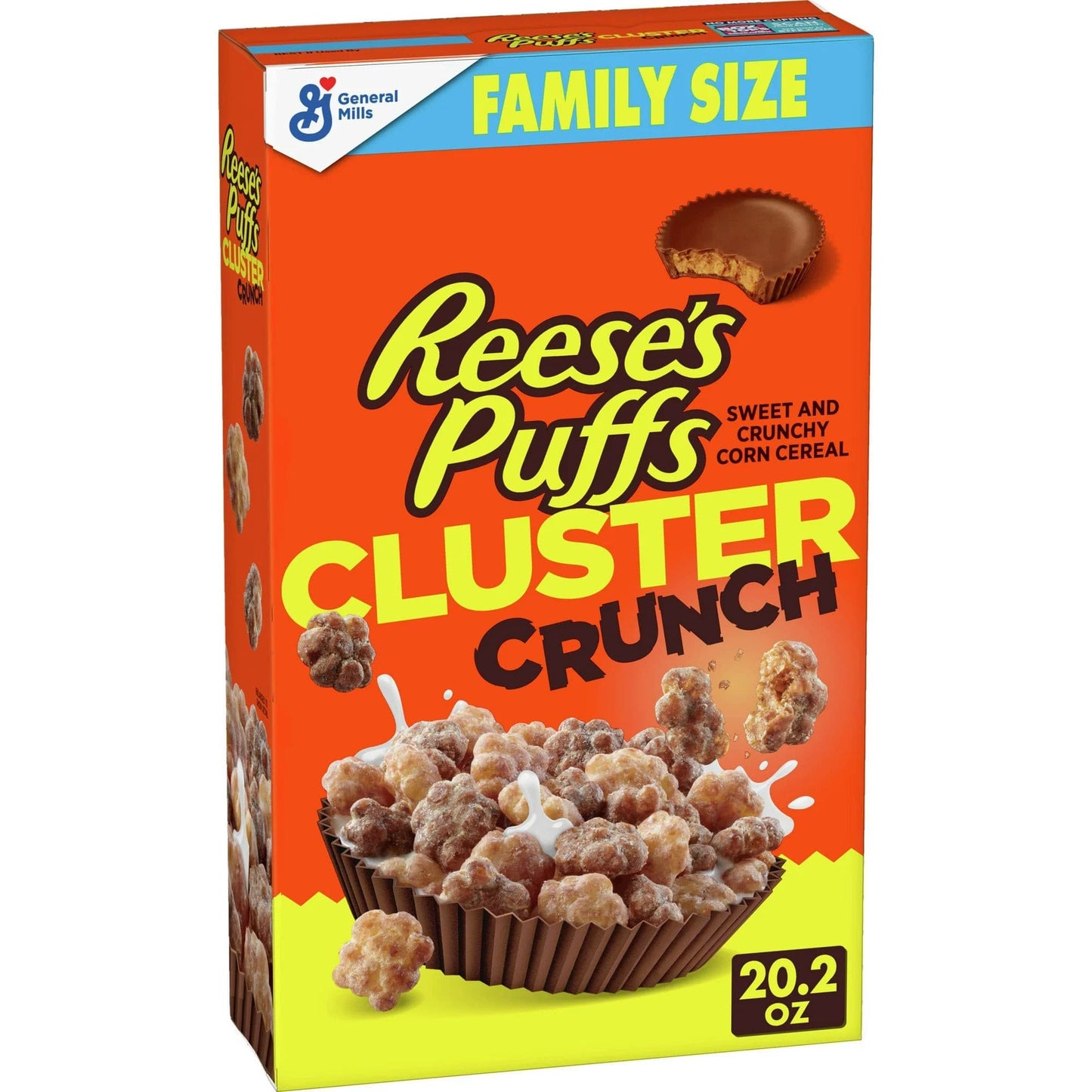 Reese's Puffs Cluster Crunch Breakfast Cereal Family Size 20.2 oz - LOOP MX