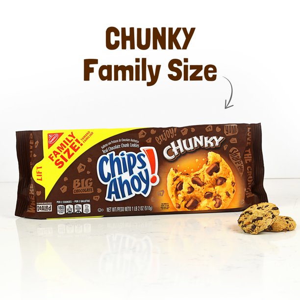 Chips Ahoy Chunky Family Size Chocolate Chip 1LB 2 Oz. - LOOP MX