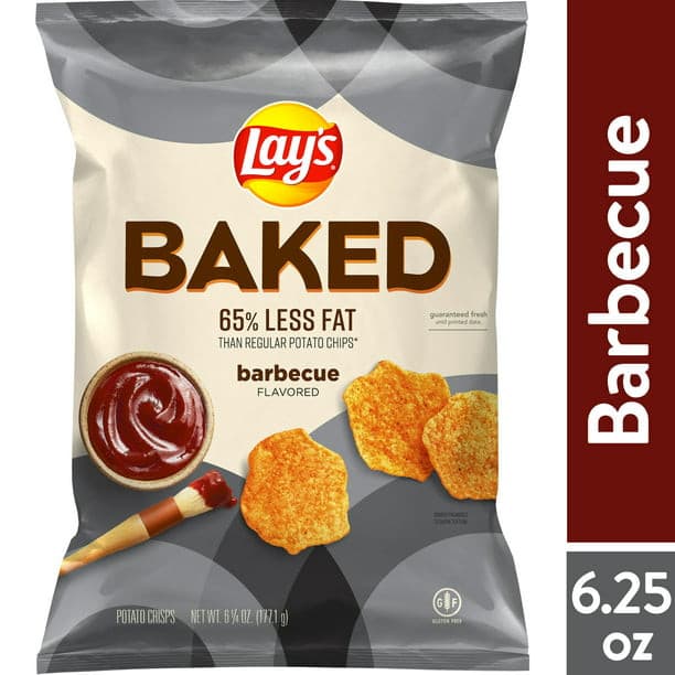 Lay's Baked Barbecue Potato Crisps, 6.25 oz Bag - LOOP MX