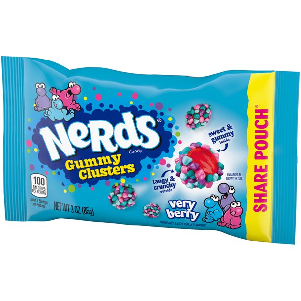 Nerds Gummy Clusters Very Berry Share Size 3 oz - LOOP MX