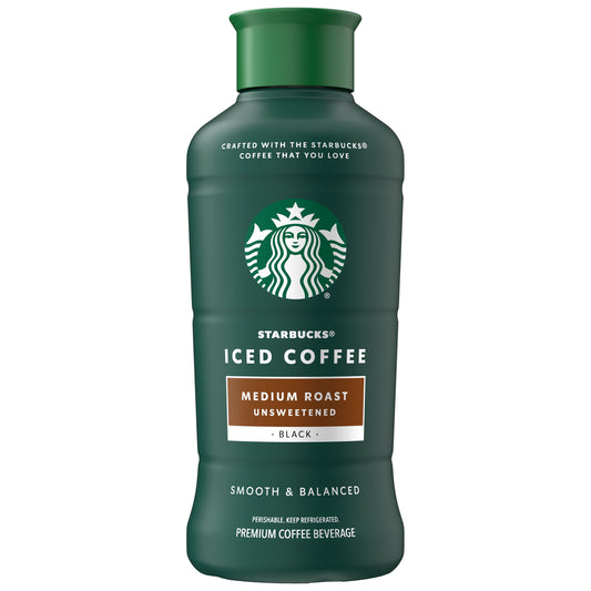 Starbucks Iced Coffee, Unsweetened Medium Roast, 48 fl oz - LOOP MX