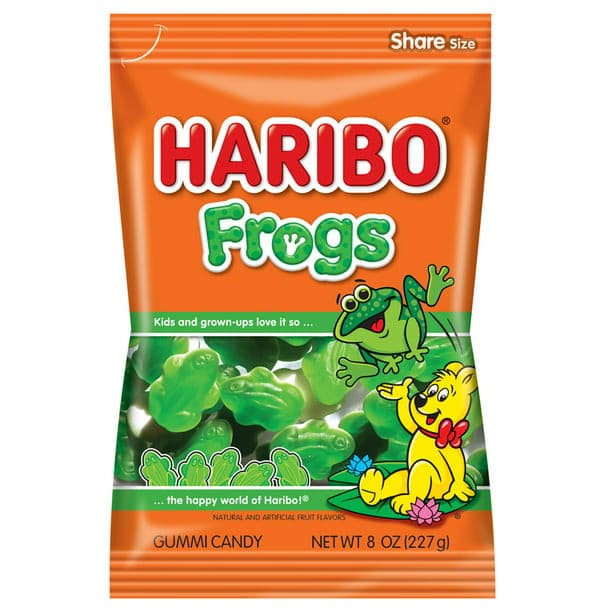 Haribo Frogs Gummi Candies, 8 oz. - LOOP MX