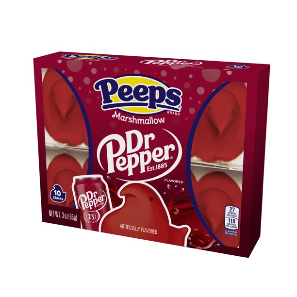 Peeps® 10CT Chicks Dr. Pepper® Flavored Easter Candy 3oz - LOOP MX