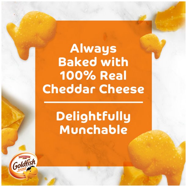 Goldfish Baked Cheddar Cheese Crackers 6.6 oz - LOOP MX