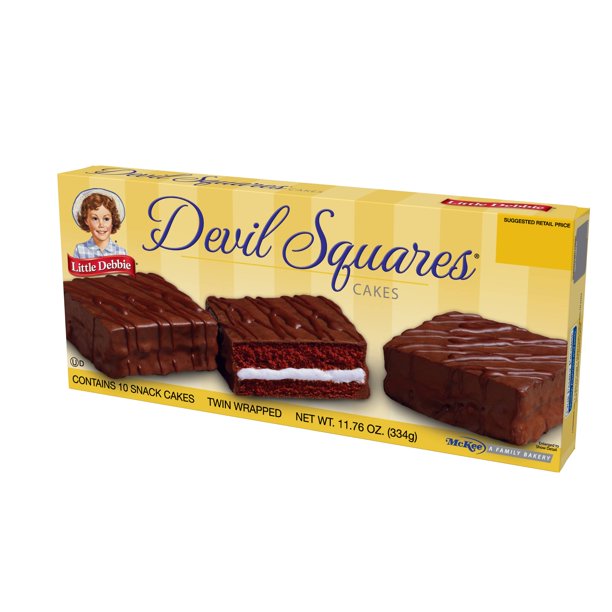 Little Debbie Devil Squares Cakes 11.76 oz - LOOP MX