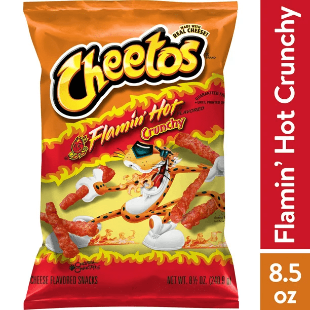 Cheetos Crunchy Flamin' Hot Cheese 8.5 oz - LOOP MX