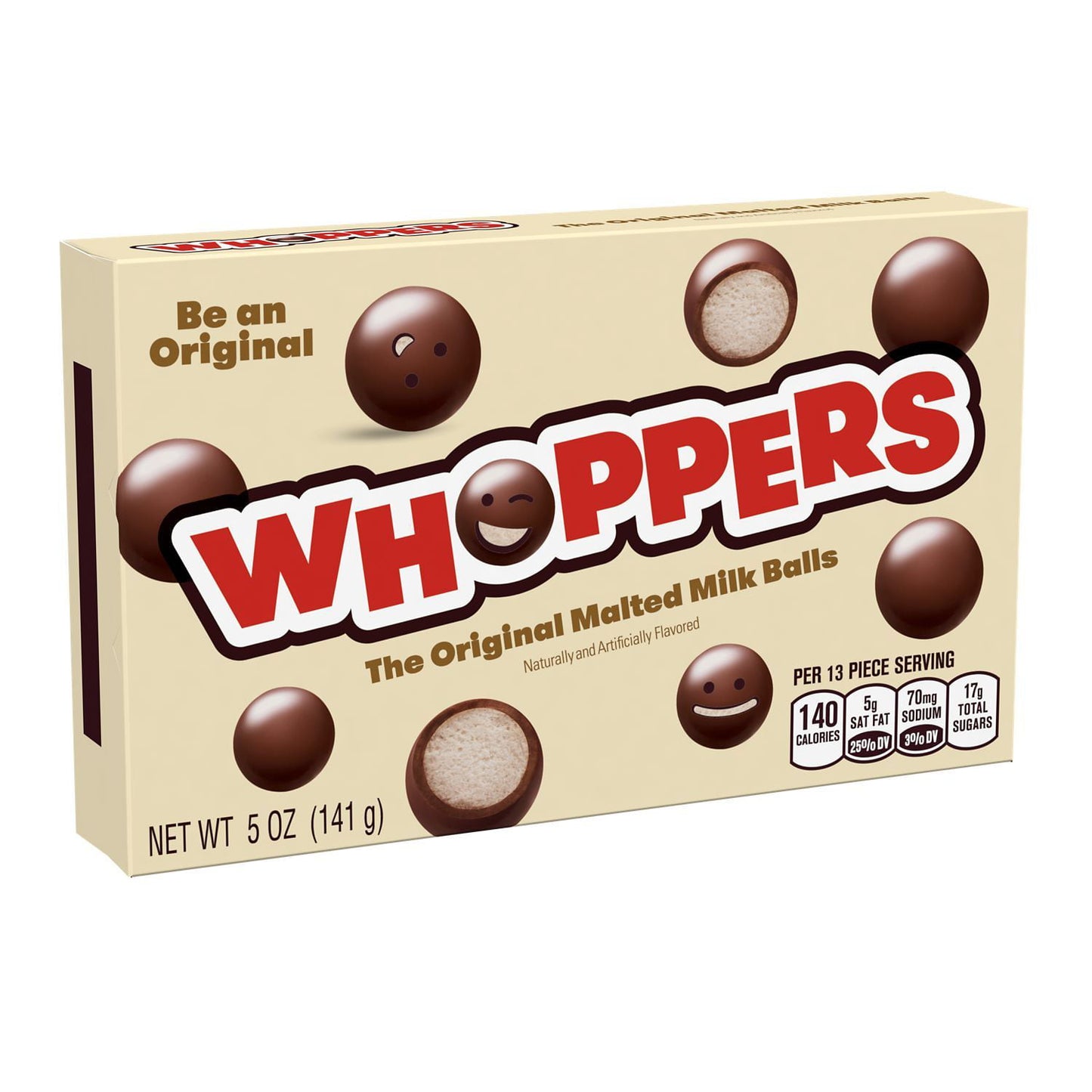 Whoppers, Malted Milk Balls Candy, Movie Snack, 5 oz, Box - LOOP MX